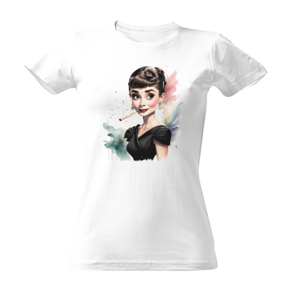 Tričko s potiskem Audrey Hepburn