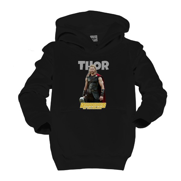 Dětská mikina s kapucí s potiskem Avengers H5