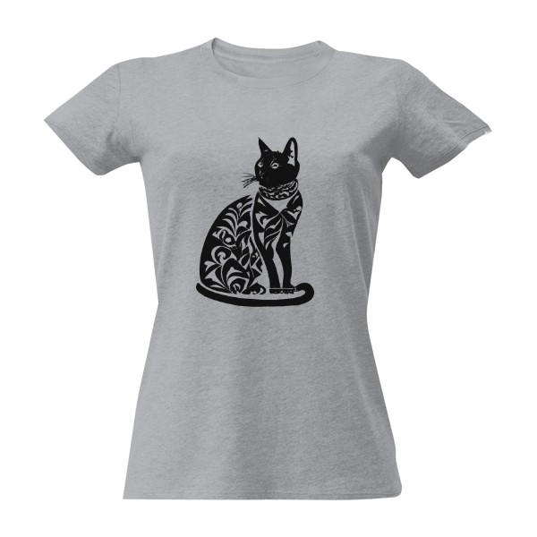 Tričko s potiskem kočka
