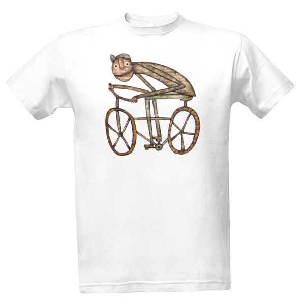 Tričko s potiskem Cyklista