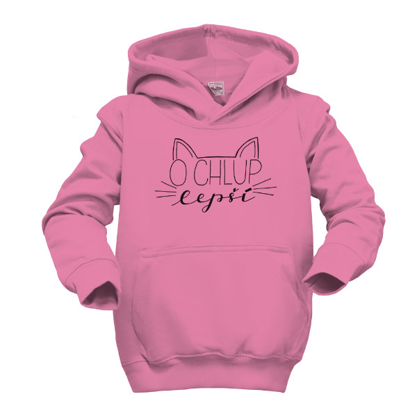 Dětská mikina s kapucí s potiskem Dětská mikina o chlup