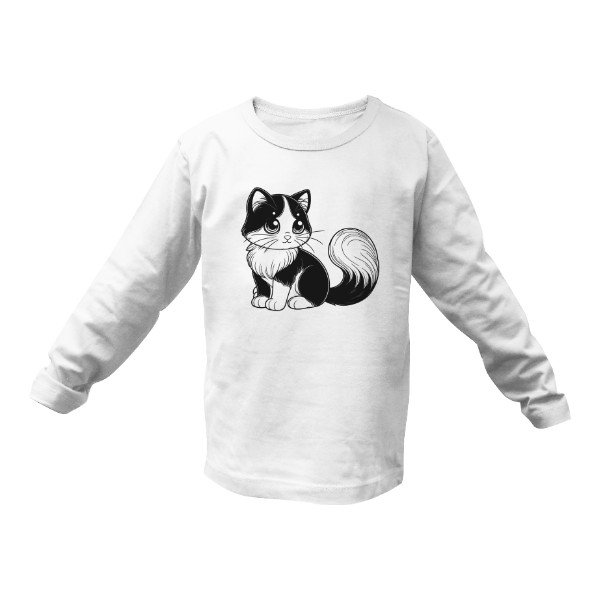 Dvoubarevná kočička