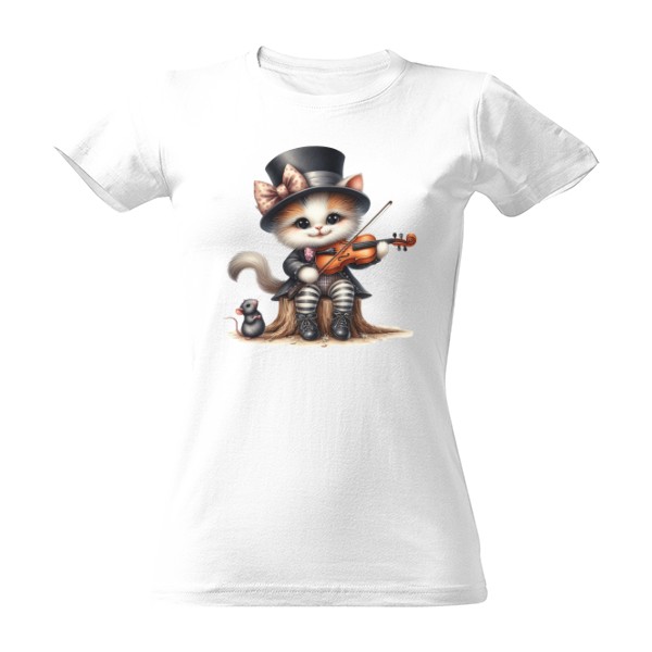 Tričko s potiskem Houslista