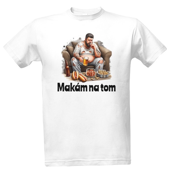 Tričko s potiskem Makám na tom