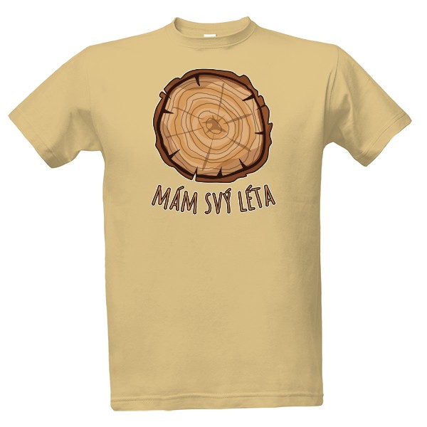 Tričko s potiskem Mám svý léta