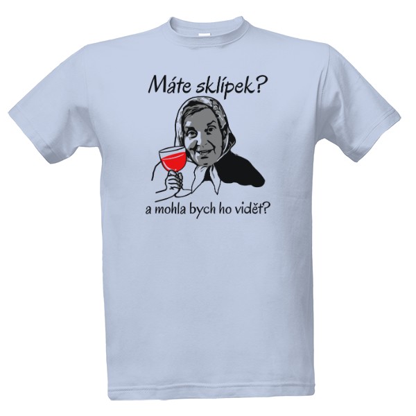 Tričko s potiskem Máte sklípek? - Kulový blesk