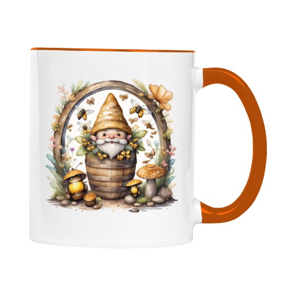 Hrnek malý barevný s potiskem medový dědek