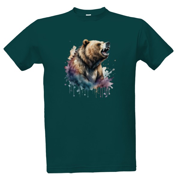 Tričko s potiskem Medvěd