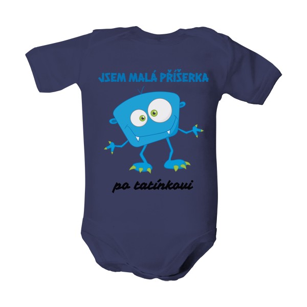 Dětské body  s potiskem příšerka po tatínkovi