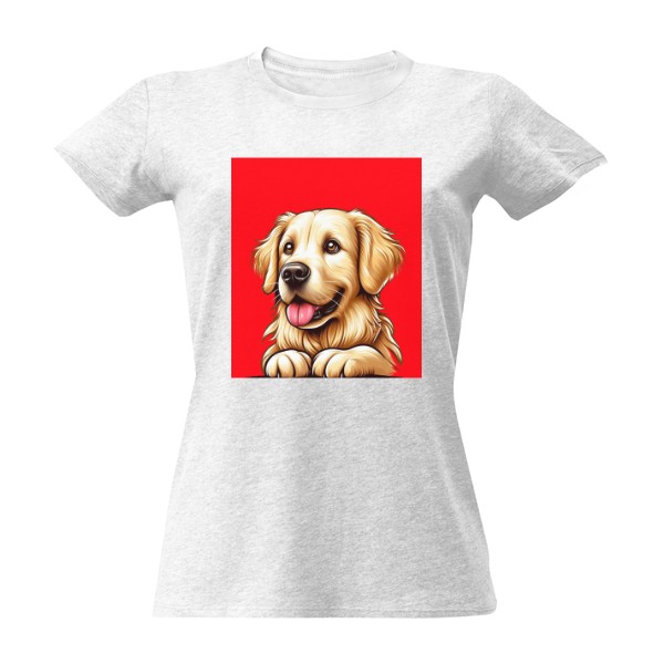 Retrívr na červené