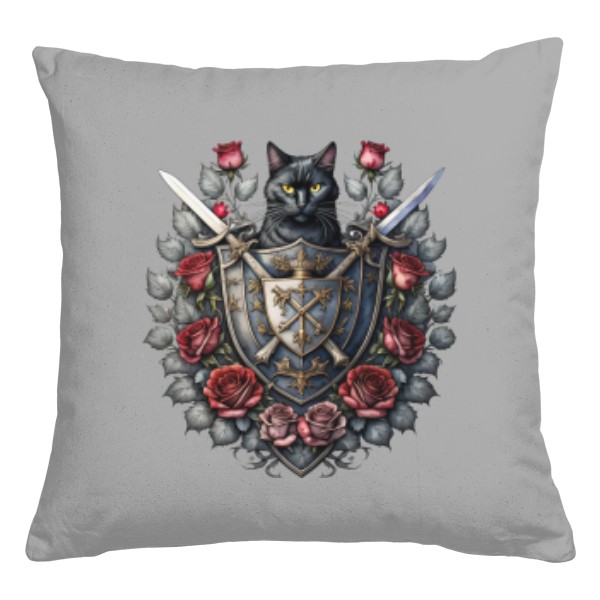 Polštář bavlněný  s potiskem Růžové království u Velké kočky