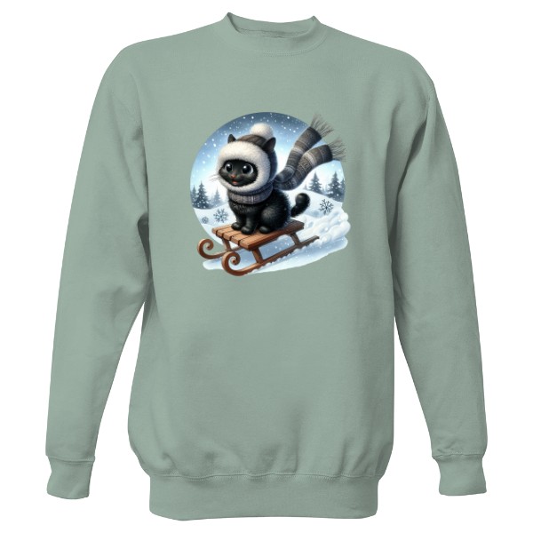 Sáňkování s kočkou