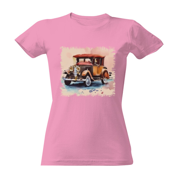 Tričko s potiskem staré auto