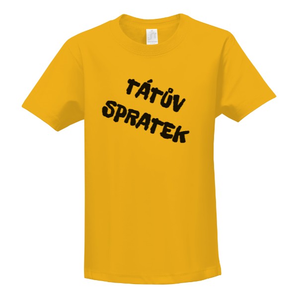 Tričko s potiskem Tátův spratek