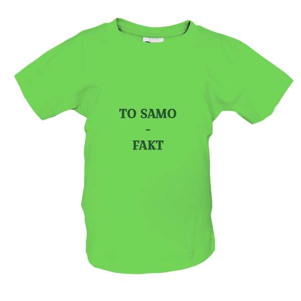 Tričko s potiskem TO SAMO 2 