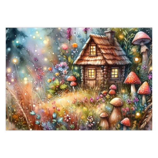 Puzzle velké s potiskem V kouzelném lese